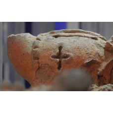 The indigenous cross on ritual pieces